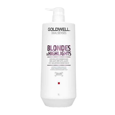 Dualsenses Blondes & Highlights Anti-Yellow Conditioner 1000 ml - Bombola, Balsam, Goldwell