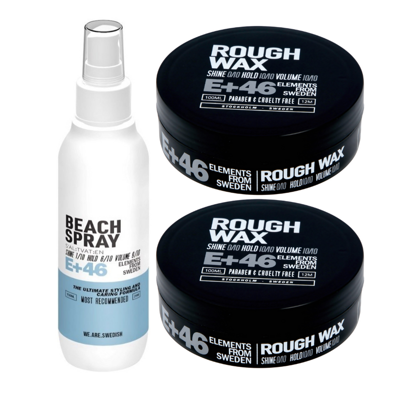 E+46 Beach Spray 150 ml + 2st Rough Wax 100 ml