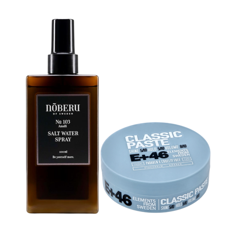 Noberu No3 Amalfi Salt Water Spray 200ml & E+46 Classic Paste 100ml