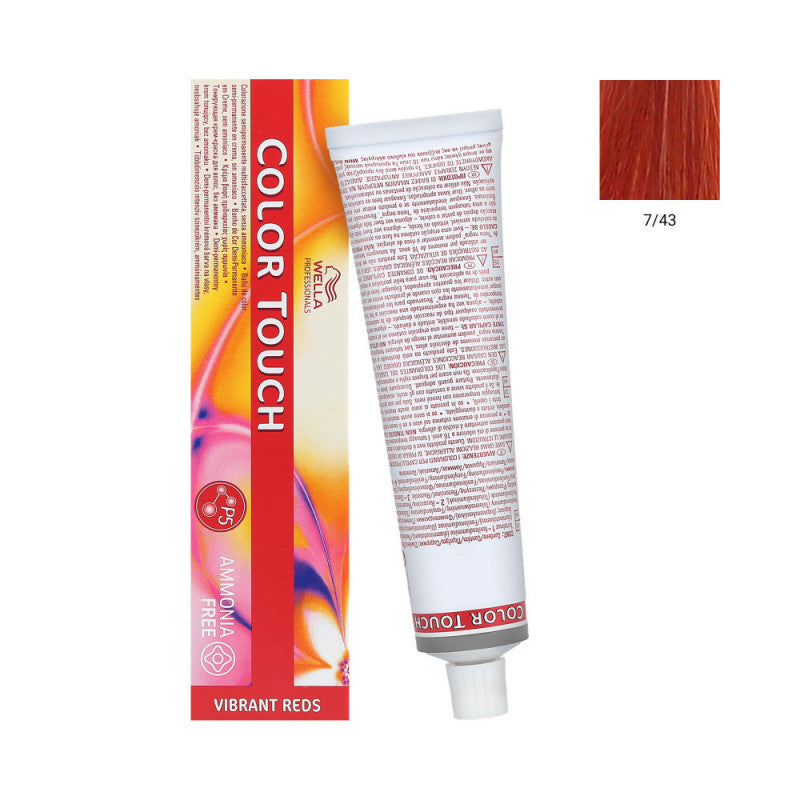 Wella Professional Color Touch Vibrant Reds - 7.43