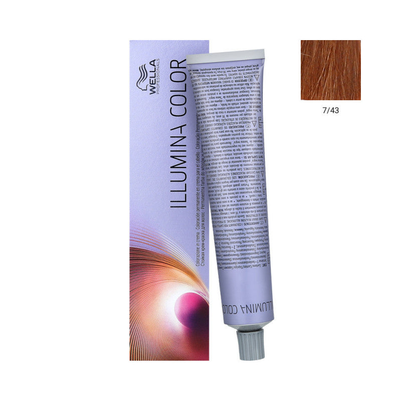 Wella Professional Illumina Hårfärg - 7.43