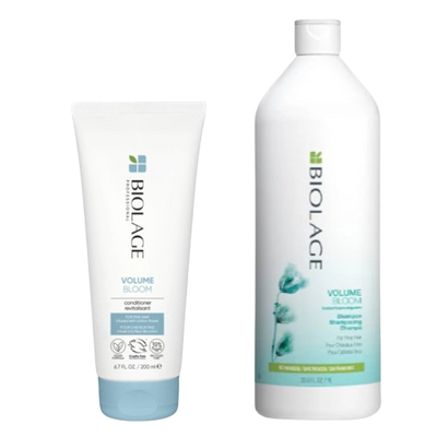 Biolage Volume Bloom Shampoo 1000ml & Conditioner 200ml - Bombola, Schampo, Balsam, Matrix