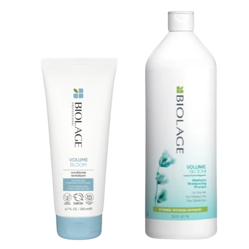 Biolage Volume Bloom Shampoo 1000ml & Conditioner 200ml - Bombola, Schampo, Balsam, Matrix