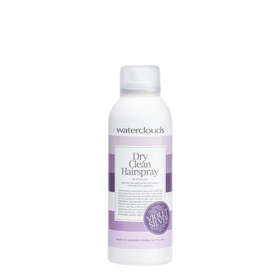 Waterclouds Dry Clean Hairspray Violet Silver 200ml - BOMBOLA, Schampo, Waterclouds