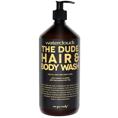 Waterclouds Hair & Body Wash 1000 ml - BOMBOLA, Hår & kropp för honom, Waterclouds